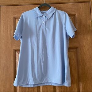Lands End mens Blue Polo Size Large